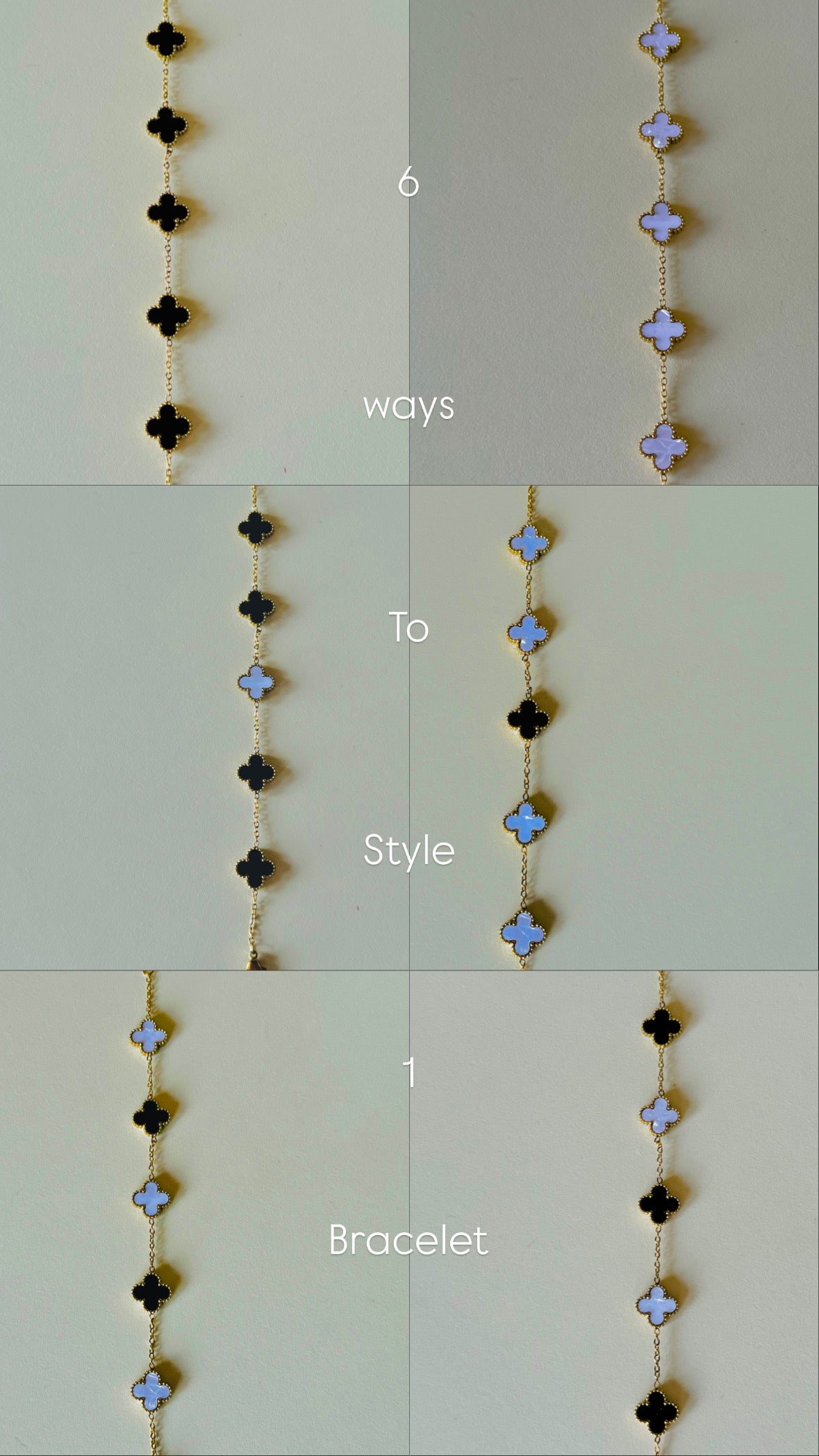 Cloverleaf bracelet