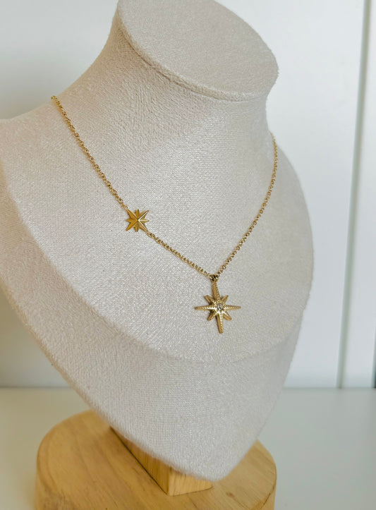 Spark diamond necklace