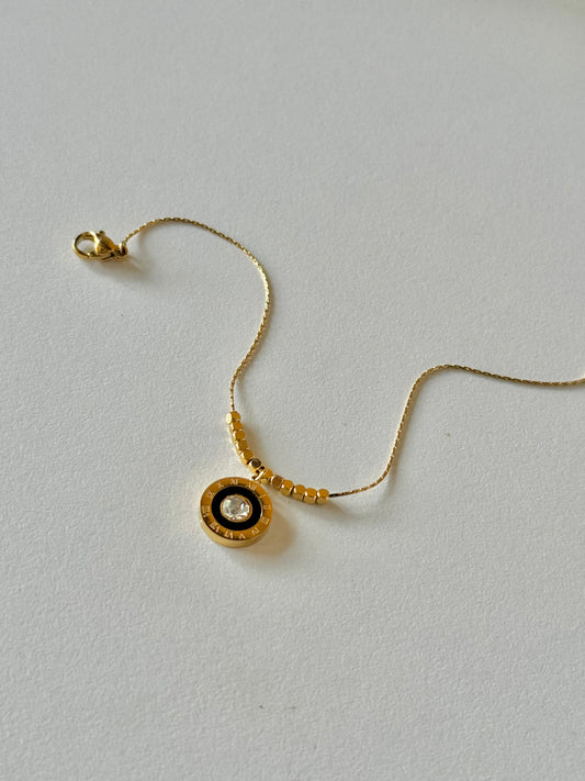 Black Roman Chain Bracelet